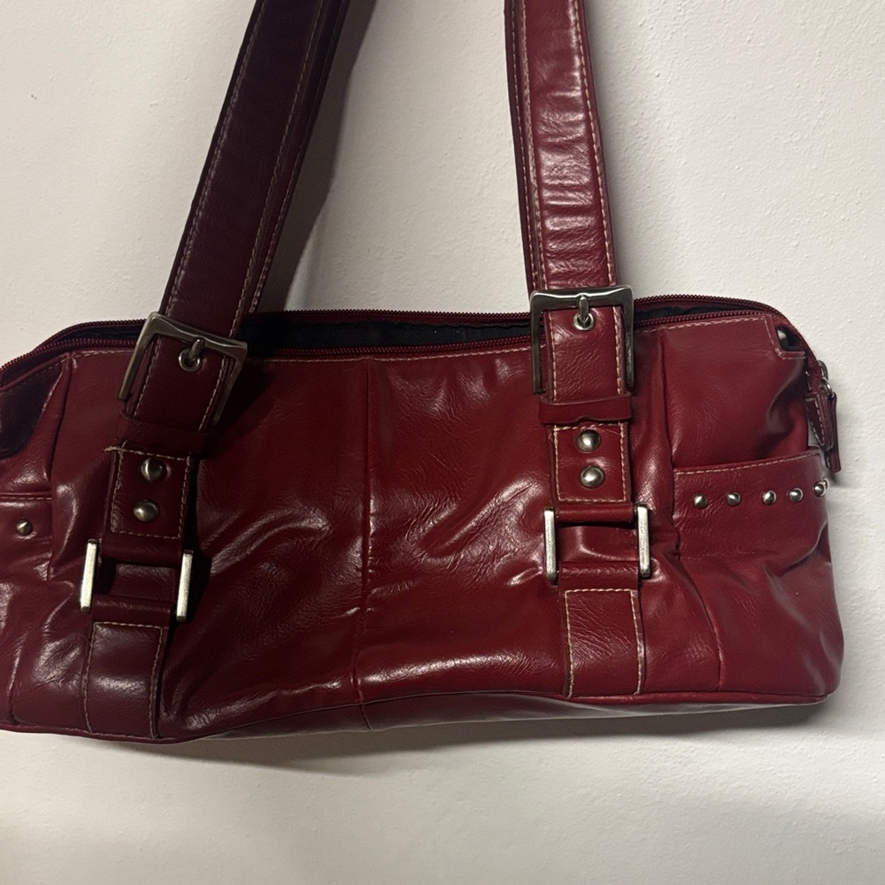 Vintage Red Worthington Shoulder Bag
